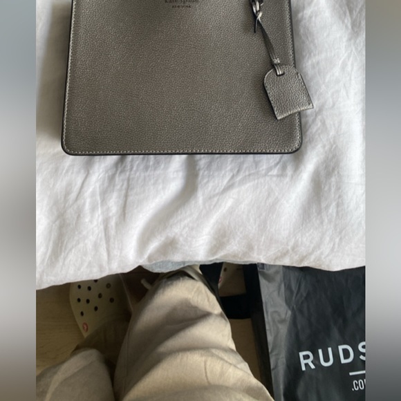 Sac Kate Spade gris argenté - Picture 2 of 6